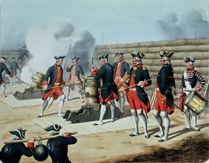 1772年の軍団王の大砲Moltzheimによる「L&39;Artillerie Francaise」 作： French School